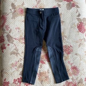 Crew cuts black riding pants, size 4